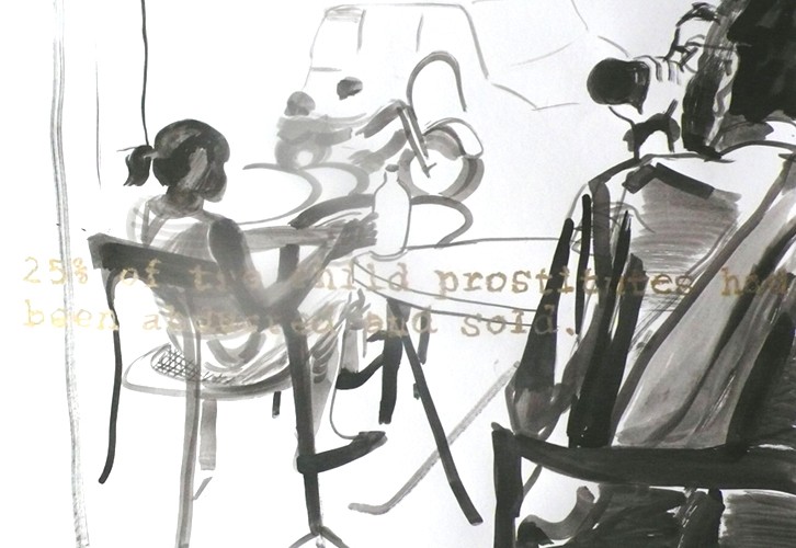 2009Maedchenfalle_45x60cm