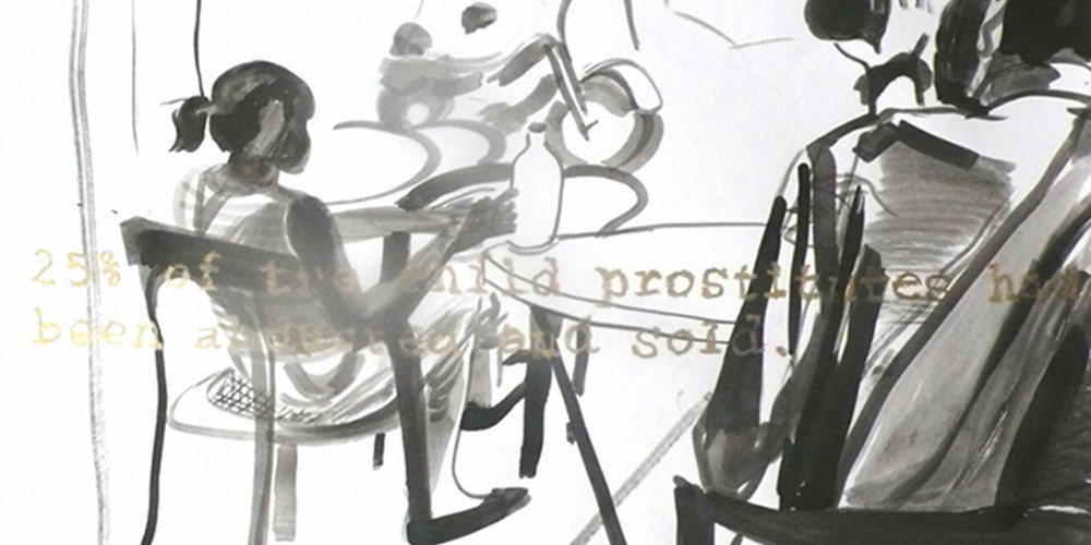 2009Maedchenfalle_45x60cm