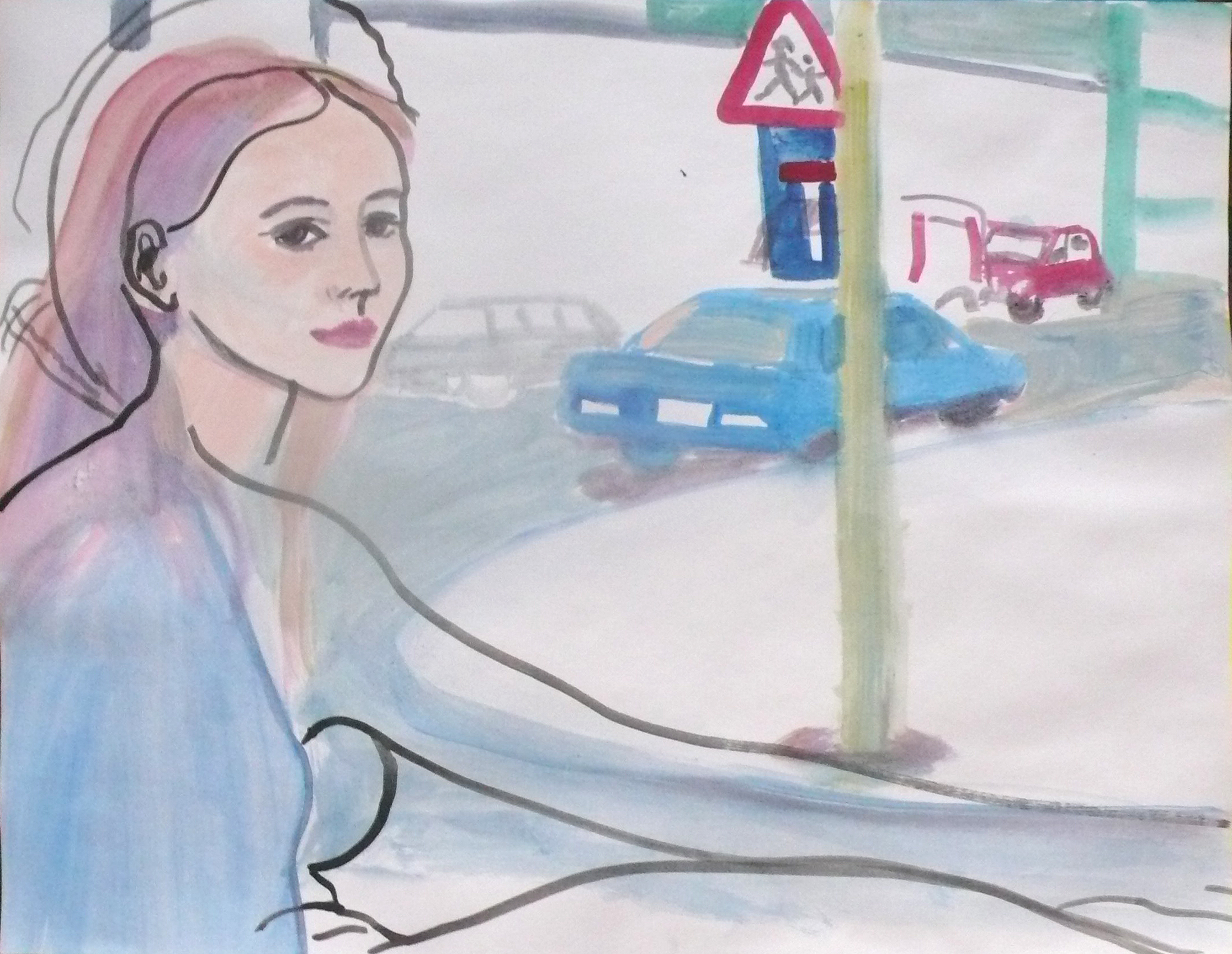 2009turning_45x60cm